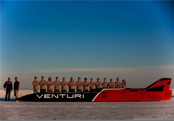 آزمایش سریع‌ترین خودرو برقی جهان توسط شرکت Venturi