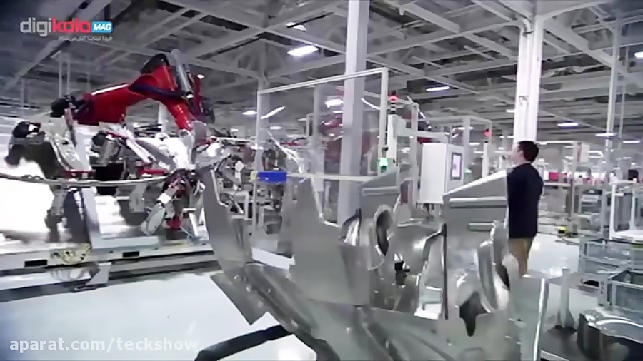 ویدئو مستند تولید خودروی برقی تسلا مدل s - قسمت دوم